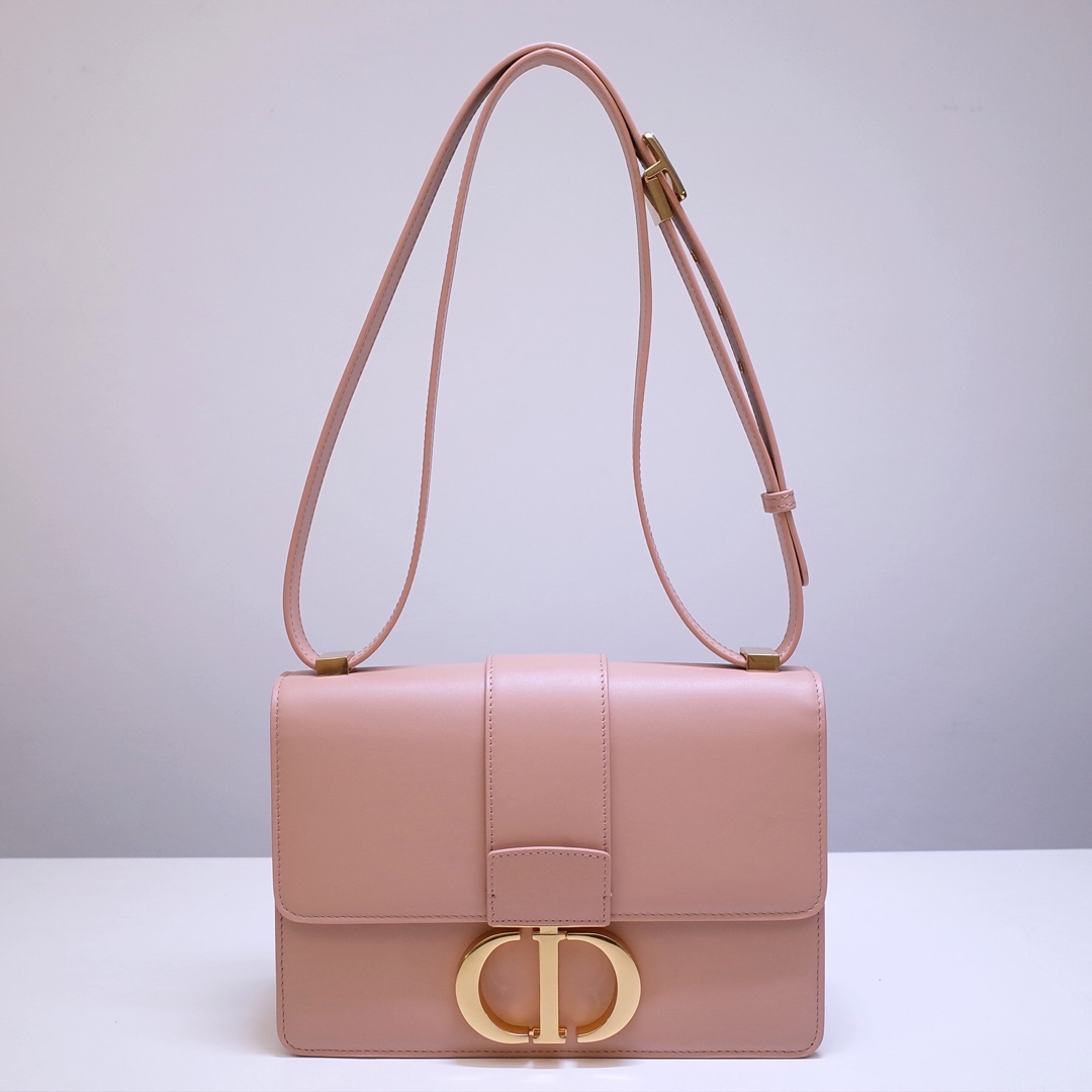 30 Montaigne Bag Pink Box Calfskin